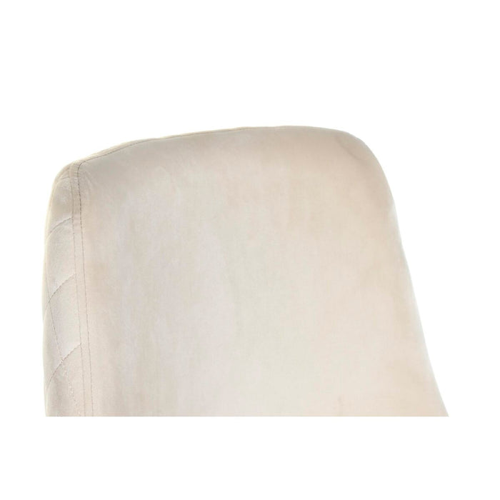 Taburet DKD Home Decor Negru Bej Metal Bicolor (51 x 68 x 110 cm)