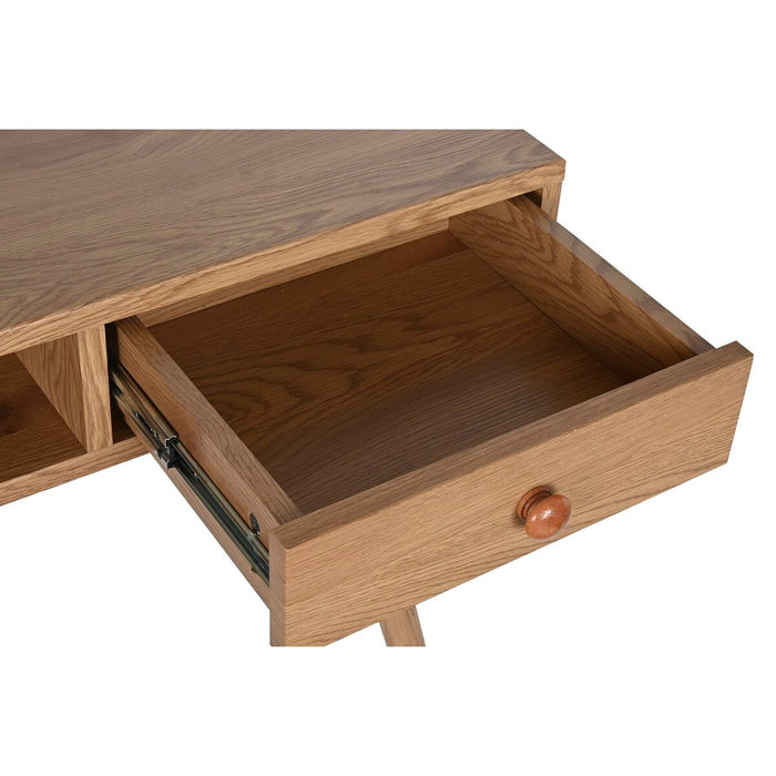 Birou DKD Home Decor Natural Metal Lemn MDF 120 x 60 x 76 cm