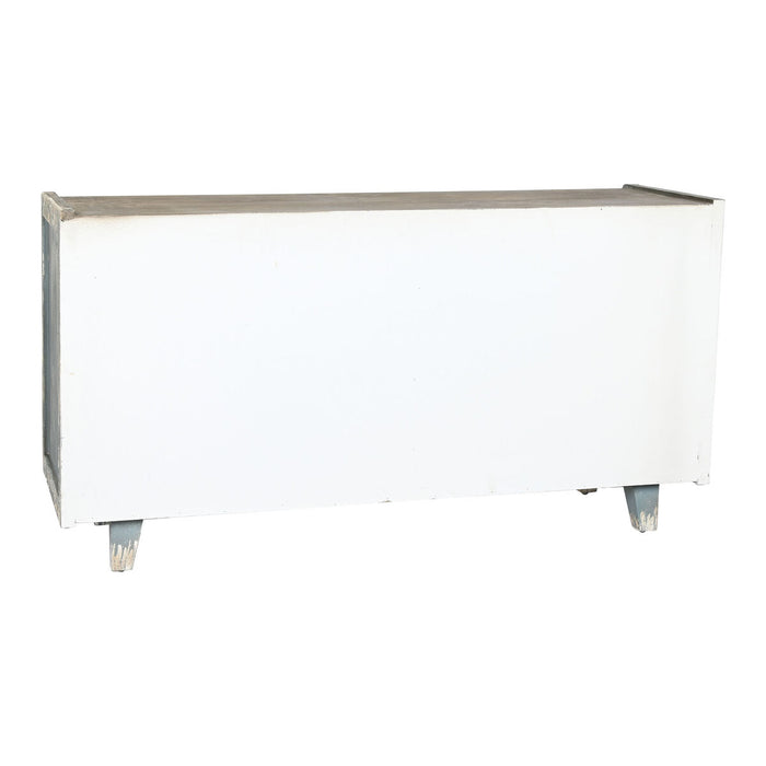 Servantă DKD Home Decor Albastru Alb Maro închis Brad Lemn MDF 122 x 42 x 63 cm