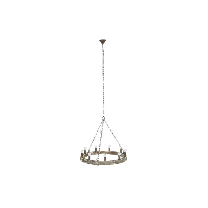 Lustră DKD Home Decor Alb Maro Lemn Metal Brad 40 W Vintage Finisaj învechit 220 V 78 x 78 x 13 cm
