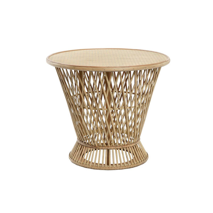 Masa laterală DKD Home Decor Maro Deschis Bambus 60 x 60 x 52 cm