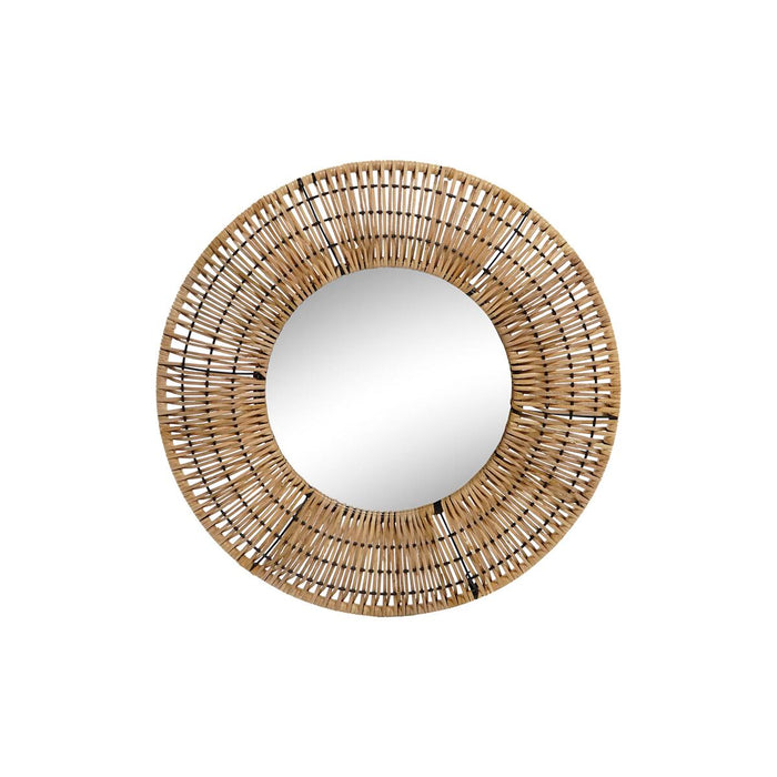 Oglindă de perete DKD Home Decor Natural Maro 60 x 6 x 60 cm Urban