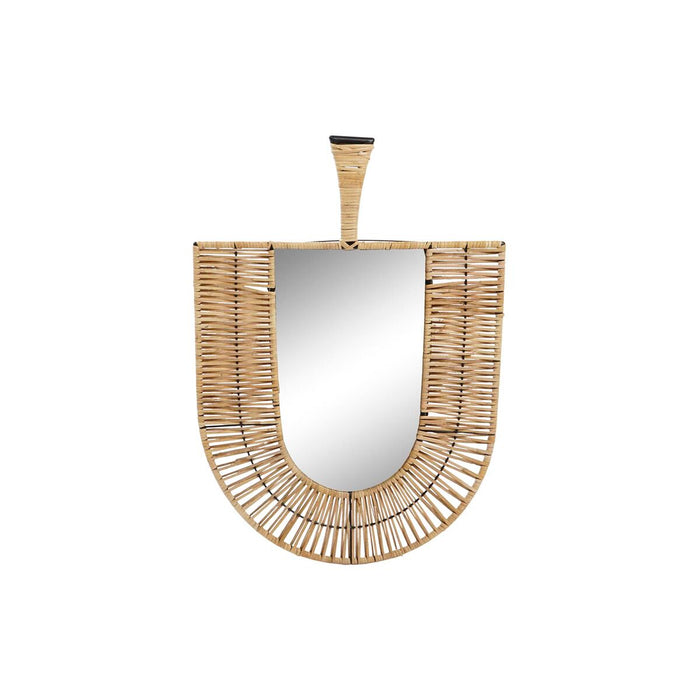 Oglindă de perete DKD Home Decor Maro Ratan Evantai Tropical (50 x 2,5 x 72 cm)