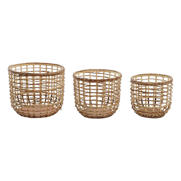 Set de Coșuri DKD Home Decor 39 x 39 x 32 cm