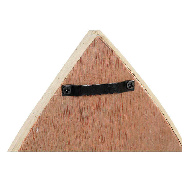 Decorațiune de Perete DKD Home Decor Maro Alb Evantai Bambus (27 x 2 x 64 cm) (27 x 2 x 55 cm)