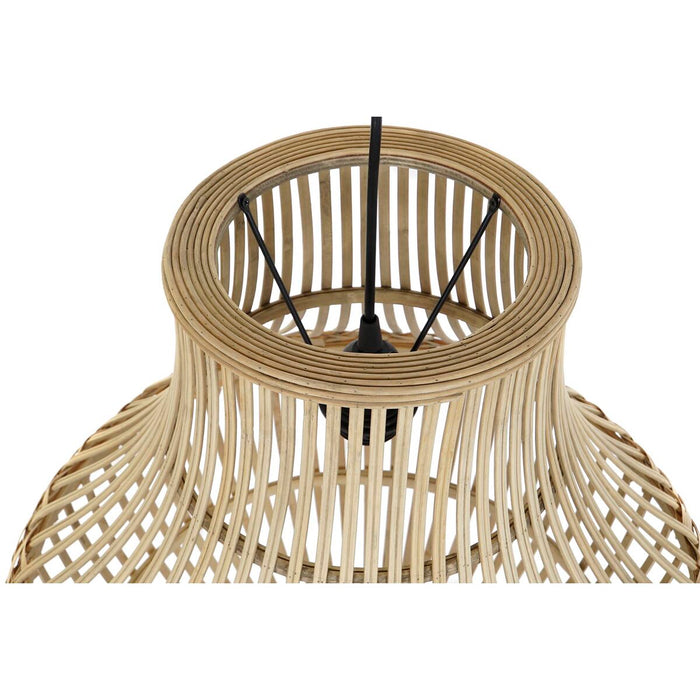 Lustră DKD Home Decor Maro Deschis Ratan 50 W (45 x 45 x 48 cm)