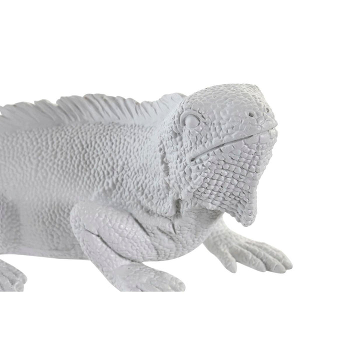 Lampă de Perete DKD Home Decor Alb Rășină 50 W Modern Iguană Şopârlă 220 V 14 x 22 x 31 cm 31 x 14 x 22 cm