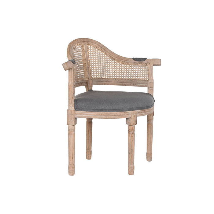 Scaun de Sufragerie DKD Home Decor Gri închis 67 x 51 x 85 cm 79 x 53 x 85 cm