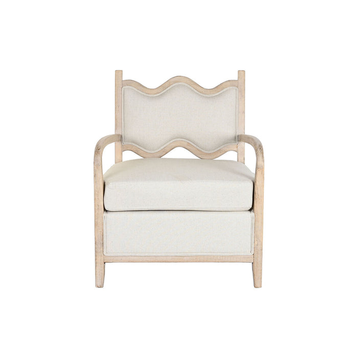 Fotoliu DKD Home Decor Bej Brad 66 x 70 x 88 cm 70 x 74 x 90 cm