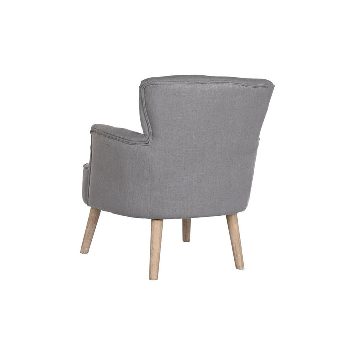 Fotoliu DKD Home Decor Brad Poliester Gri închis (66 x 70 x 88 cm)