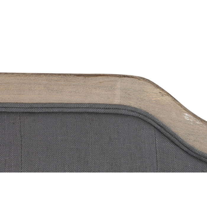 Tăblie de Pat DKD Home Decor Gri închis Dub 180 x 10 x 120 cm