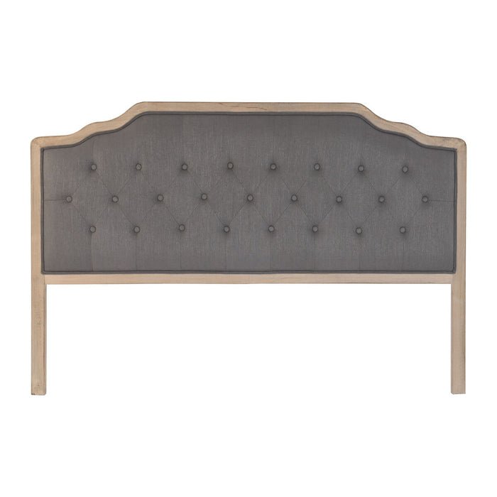 Tăblie de Pat DKD Home Decor Gri închis Dub 180 x 10 x 120 cm