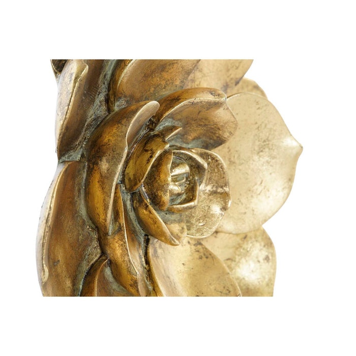 Decorațiune de Perete DKD Home Decor Auriu* Floare 19,5 x 5,5 x 19,5 cm