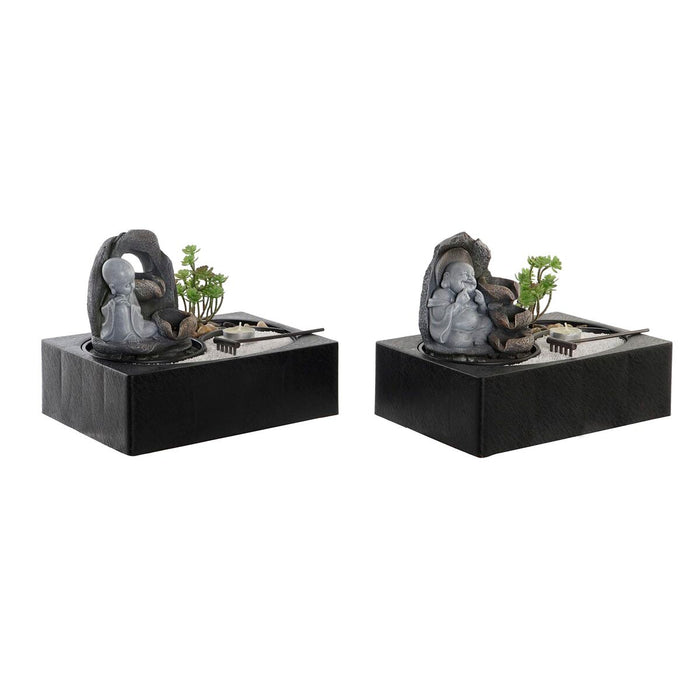 Kašna DKD Home Decor Buda Rășină Oriental 29 x 21 x 23 cm (2 Unități)