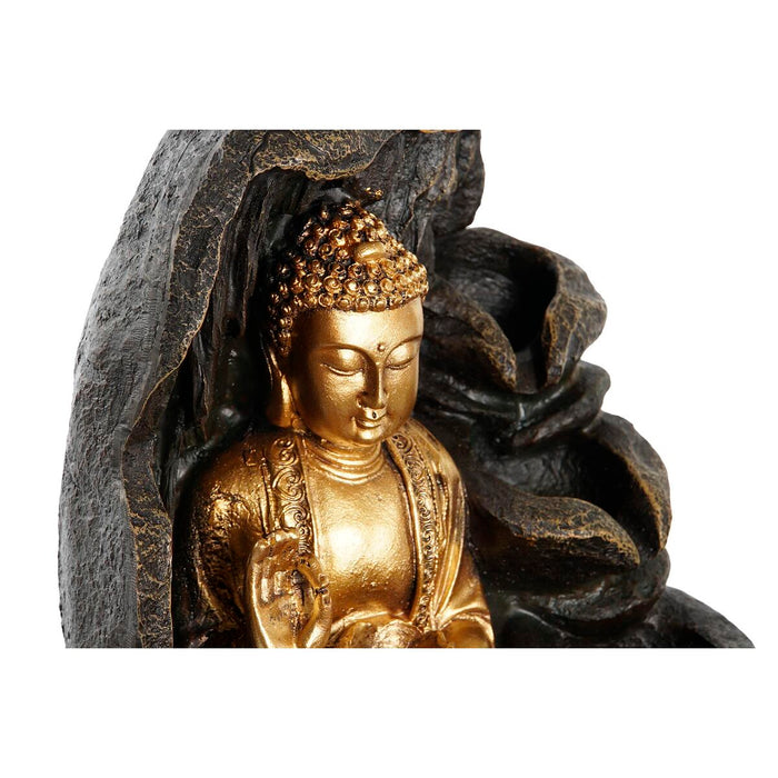 Kašna DKD Home Decor Rășină Buda Oriental 21 x 21 x 25 cm (2 Unități)