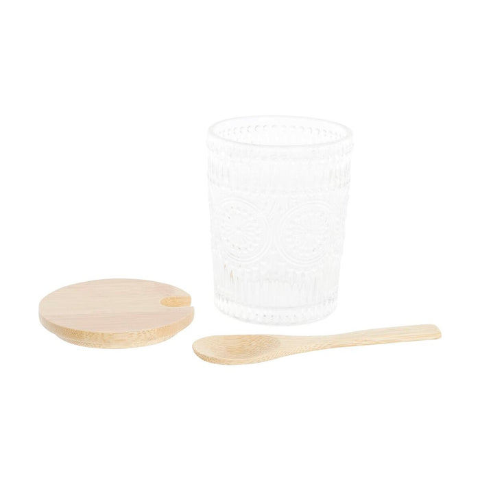Zaharniță DKD Home Decor 28 x 10 x 13,5 cm Geam Natural Transparent 300 ml Sticlă borosilicată