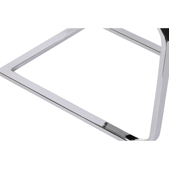 Scaun de Sufragerie DKD Home Decor Negru Metal Poliuretan (59 x 45 x 102 cm)