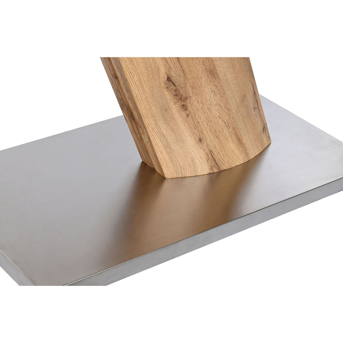 Masă de Sufragerie DKD Home Decor Maro Oțel Lemn MDF 180 x 80 x 76 cm
