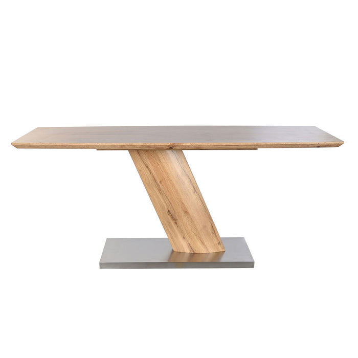 Masă de Sufragerie DKD Home Decor Maro Oțel Lemn MDF 180 x 80 x 76 cm