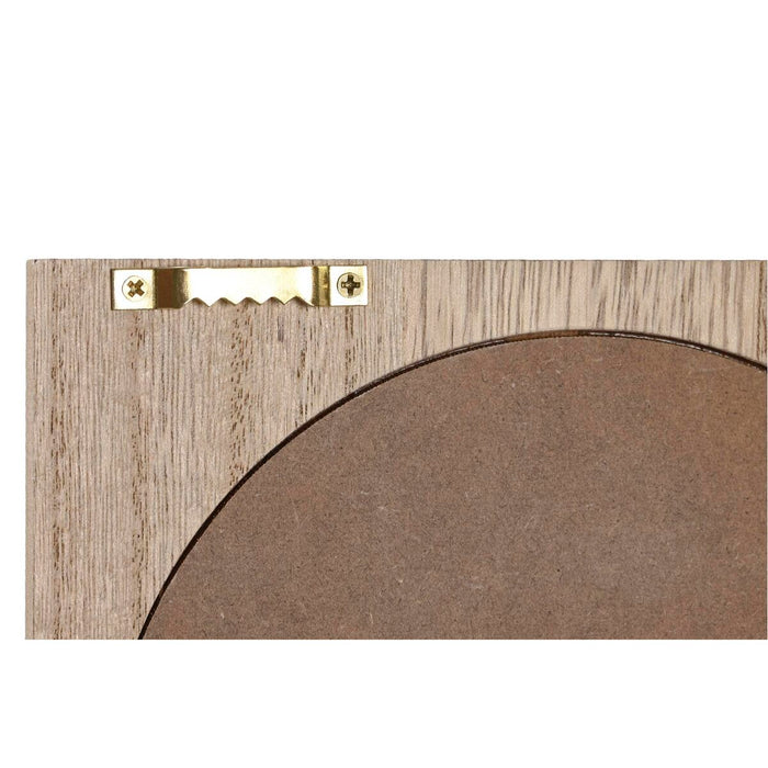 Ramă Foto DKD Home Decor 43 x 1,2 x 40 cm Natural Multicolor Lemn MDF Boho