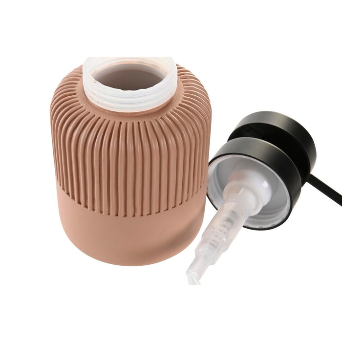 Dozator de Săpun DKD Home Decor Negru Цимент Teracotă polipropilenă 7 x 7 x 16 cm