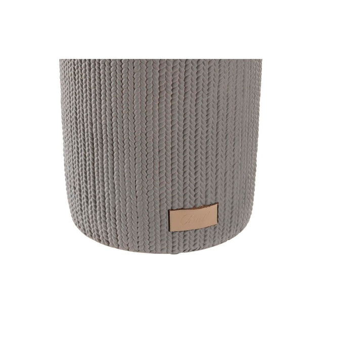 Perie pentru toaletă DKD Home Decor Gri Цимент Oțel inoxidabil 10 x 10 x 36 cm