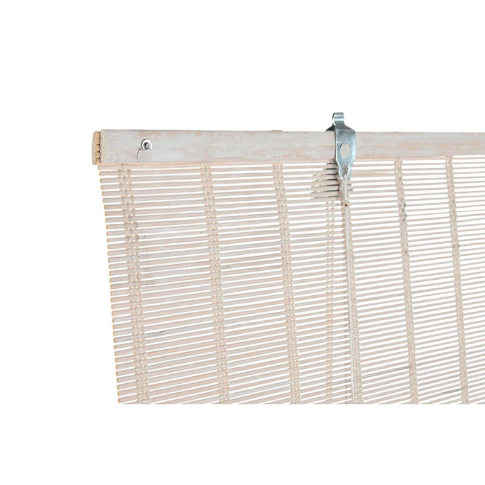 Stor/rulou de fereastră DKD Home Decor Lăcuit(ă) Alb Bambus 120 x 2 x 230 cm