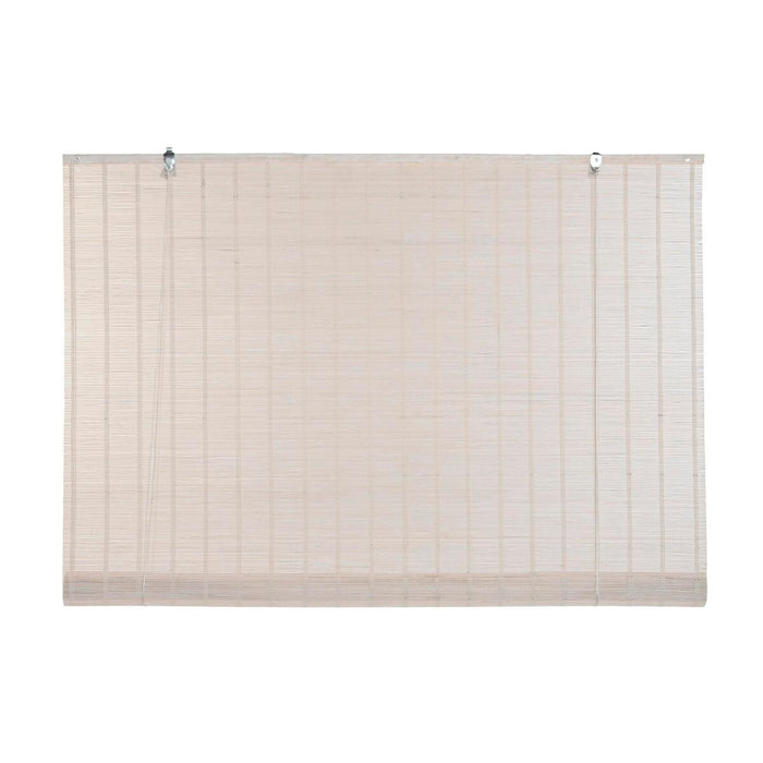 Stor/rulou de fereastră DKD Home Decor Lăcuit(ă) Alb Bambus 120 x 2 x 230 cm