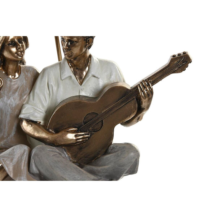 Figură Decorativă DKD Home Decor 18 x 11 x 12,5 cm 18 x 11 x 17 cm Multicolor Partener (2 Unități)