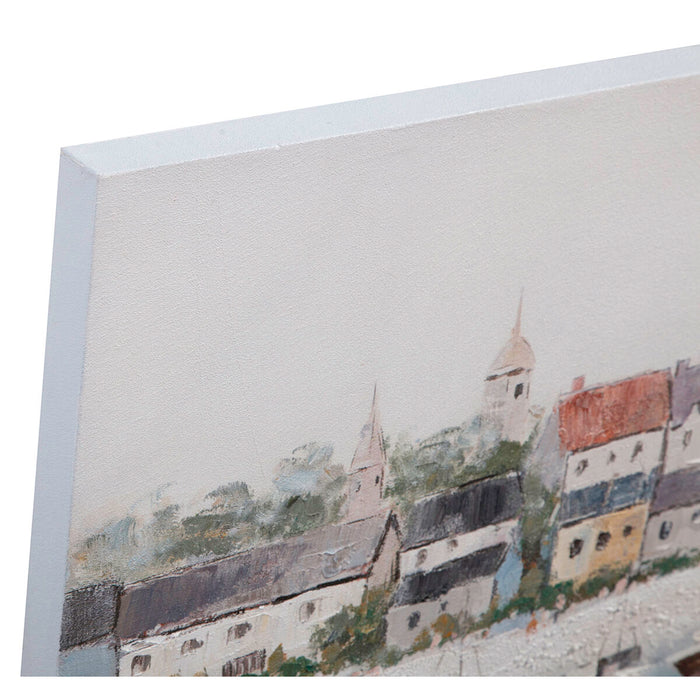 Tablou DKD Home Decor 90 x 3,5 x 90 cm Plajă 90 x 2 x 90 cm (2 Unități)