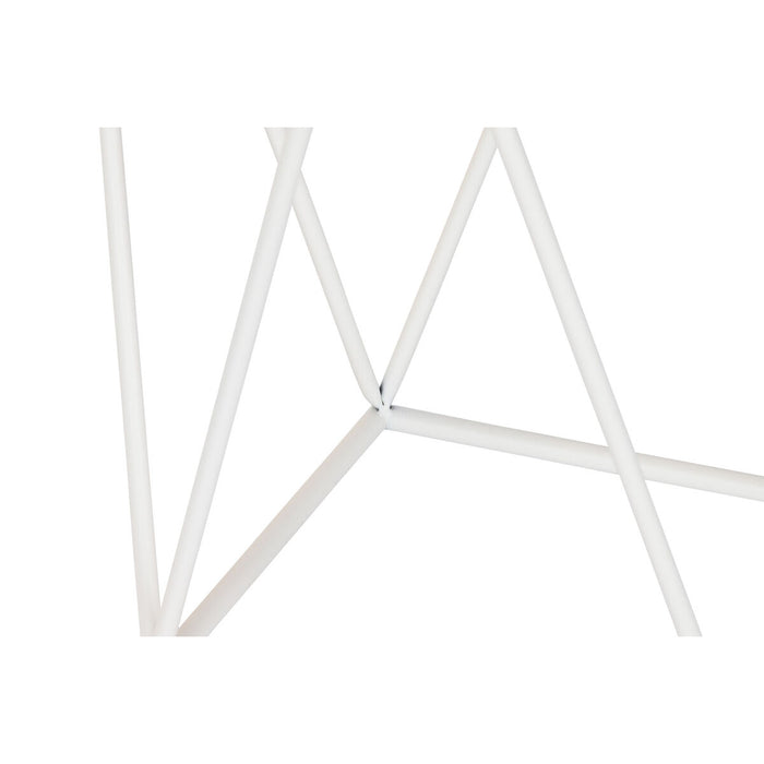 Masa laterală DKD Home Decor Albastru celest Natural Lemn Metal 40 x 40 x 51 cm