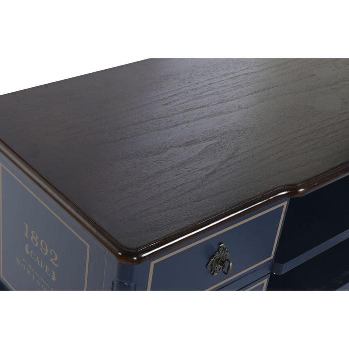 Mobilă TV DKD Home Decor Maro Bleumarin Lemn de paulownia 120 x 48 x 60 cm