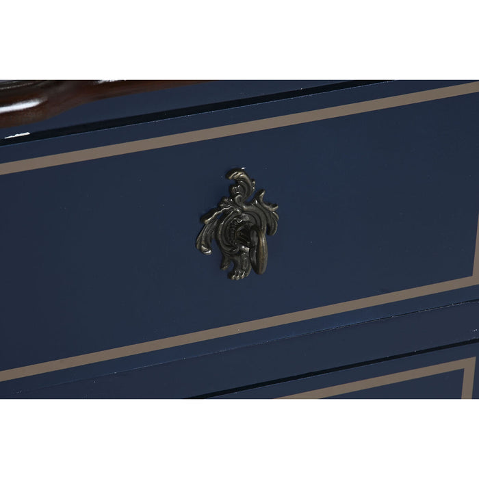 Mobilă TV DKD Home Decor Maro Bleumarin Lemn de paulownia 120 x 48 x 60 cm