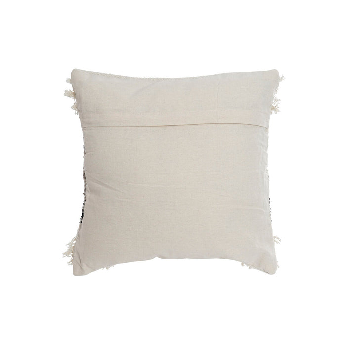 Pernă DKD Home Decor Negru Bej 45 x 10 x 45 cm Boho