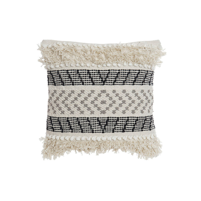 Pernă DKD Home Decor Negru Bej 45 x 10 x 45 cm Boho