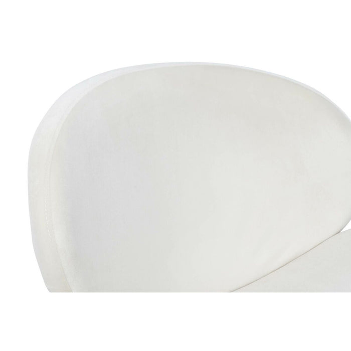 Scaun DKD Home Decor Alb Auriu* 63 x 57 x 73 cm