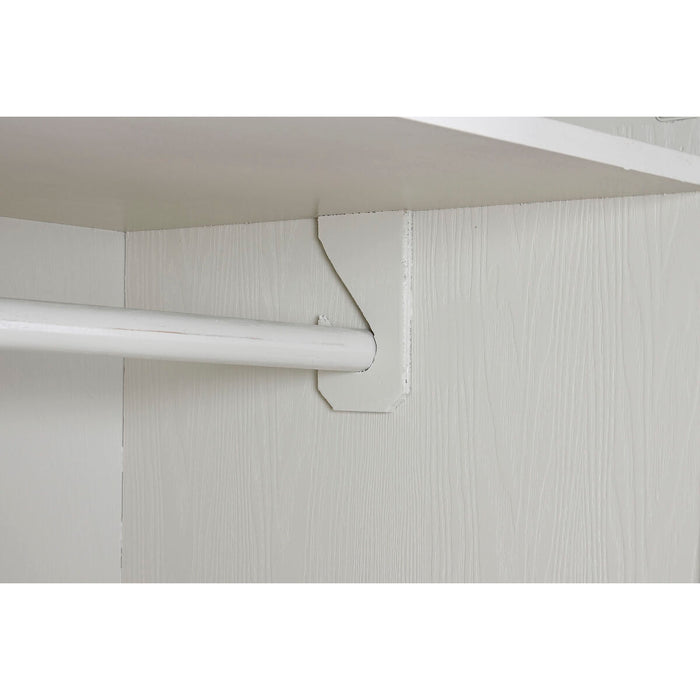 Dulap DKD Home Decor 85 x 56 x 200 cm Natural Alb Ratan