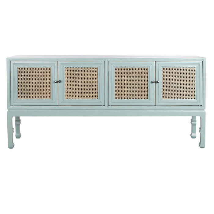 Servantă DKD Home Decor Lemn de ulm Verde Multicolor 180 x 40 x 85 cm