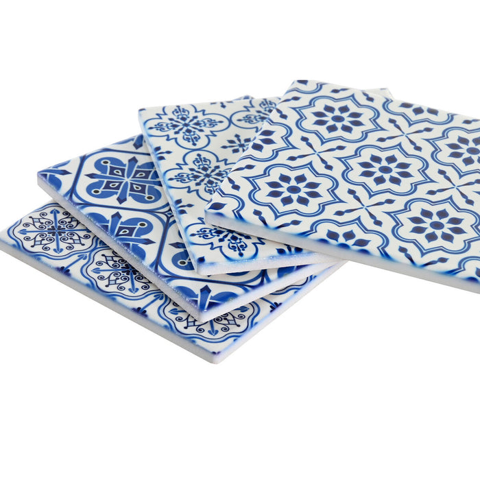 Suport pentru pahare DKD Home Decor 10,8 x 10,8 x 0,7 cm