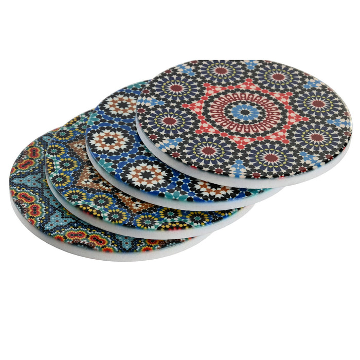 Suport pentru pahare DKD Home Decor 10,8 x 10,8 x 0,7 cm