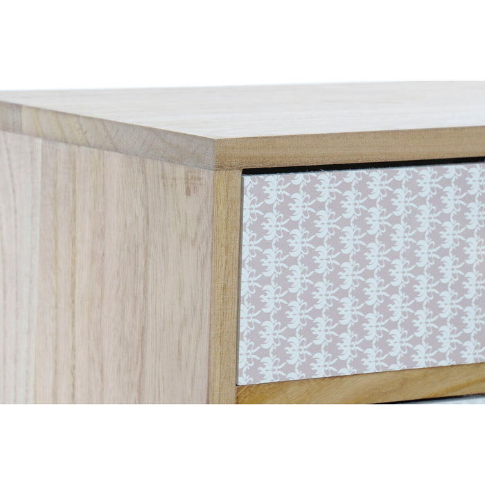 Noptieră DKD Home Decor Natural Auriu* Lemn de paulownia 35 x 26 x 61 cm