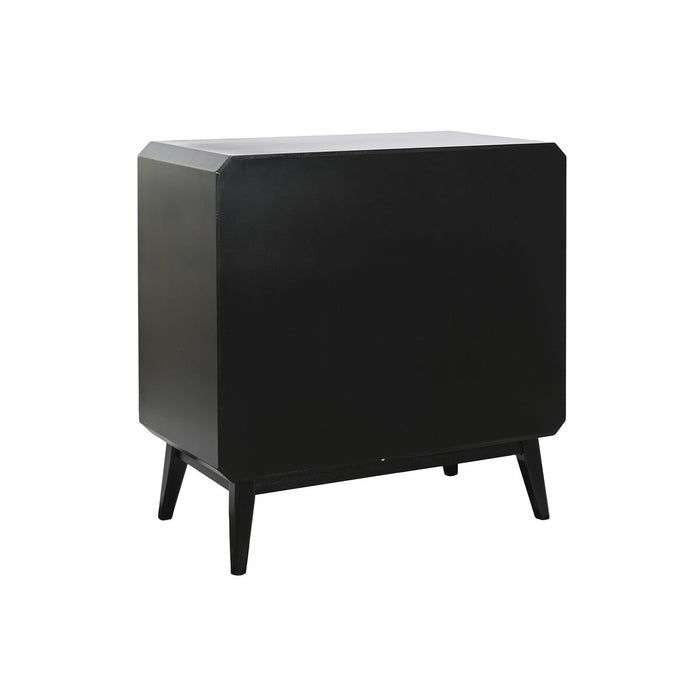 Dulap cu Sertare DKD Home Decor Negru Lemn Modern (80 x 40 x 79,5 cm)