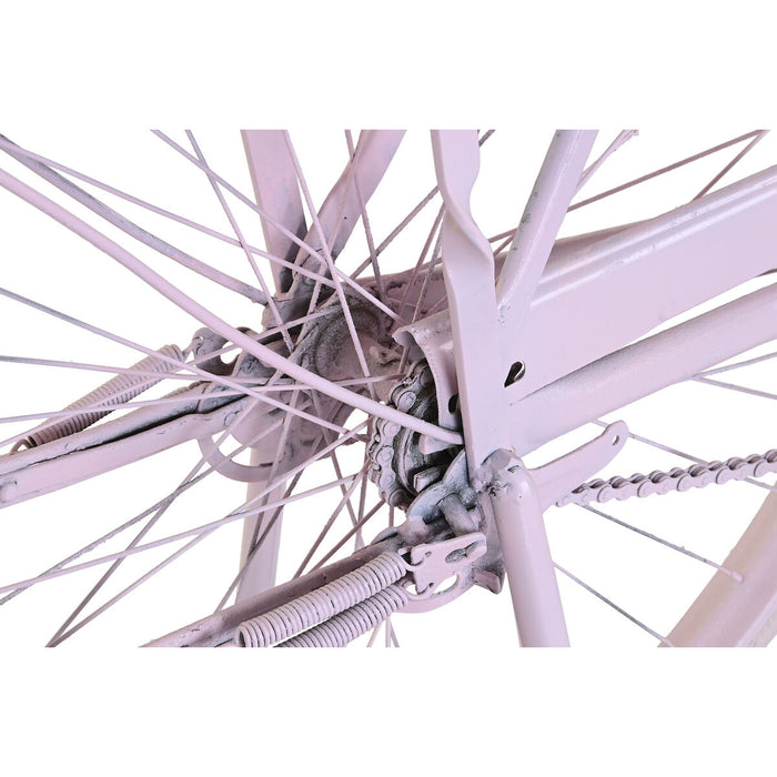 Consolă DKD Home Decor Bicicletă 180 x 41 x 94 cm Roz deschis Fier Lemn de mango