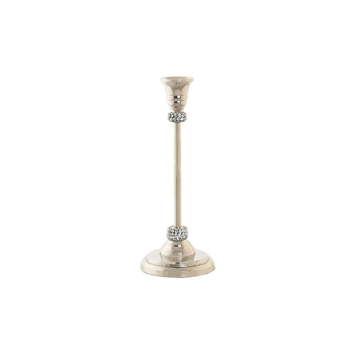 Candelabru DKD Home Decor Argintiu Aluminiu Acrilic 10 x 10 x 25 cm Cromat