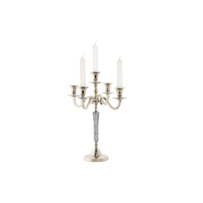 Candelabru DKD Home Decor Argintiu Aluminiu Acrilic 26 x 26 x 36 cm