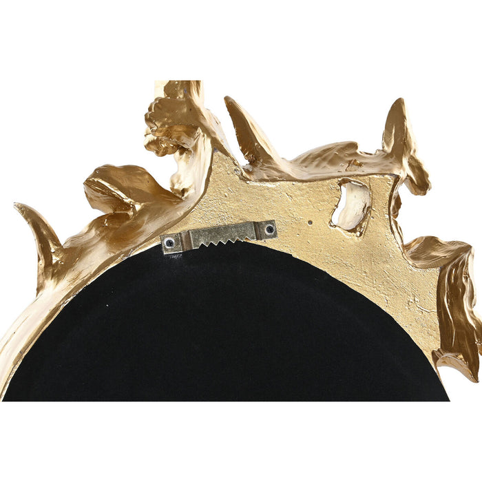 Oglindă de perete DKD Home Decor 35 x 4,7 x 46,5 cm Geam Auriu* Rășină Fluturi