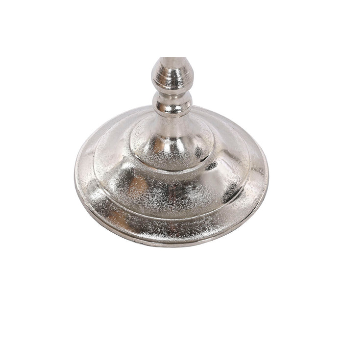Candelabru DKD Home Decor 56 x 56 x 100 cm Argintiu Aluminiu