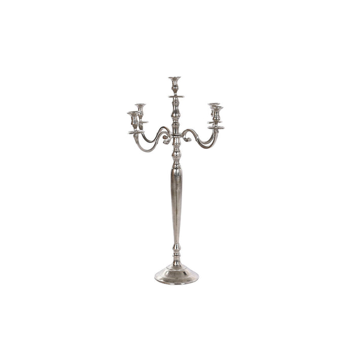 Candelabru DKD Home Decor 56 x 56 x 100 cm Argintiu Aluminiu