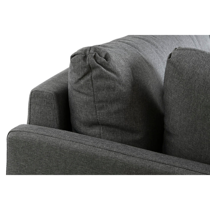 Canapea Șezlong DKD Home Decor Gri Metal Modern 276 x 152,5 x 84 cm