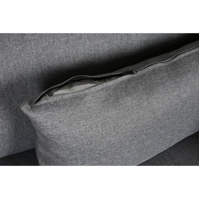 Canapea Șezlong DKD Home Decor Gri Metal Modern 276 x 152,5 x 84 cm